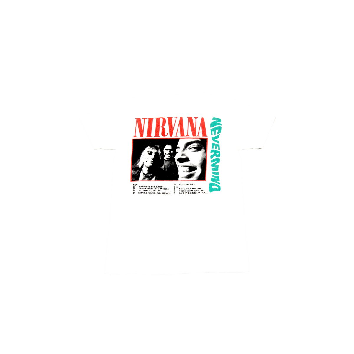 Nirvana Nevermind Tour Tee