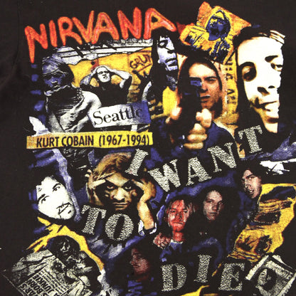 Nirvana Why Kurt Cobain Grunge Tee 1990s