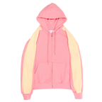 Pink Two Tone Zip Up