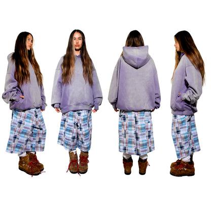 Purple Sun-faded Hoodie V1