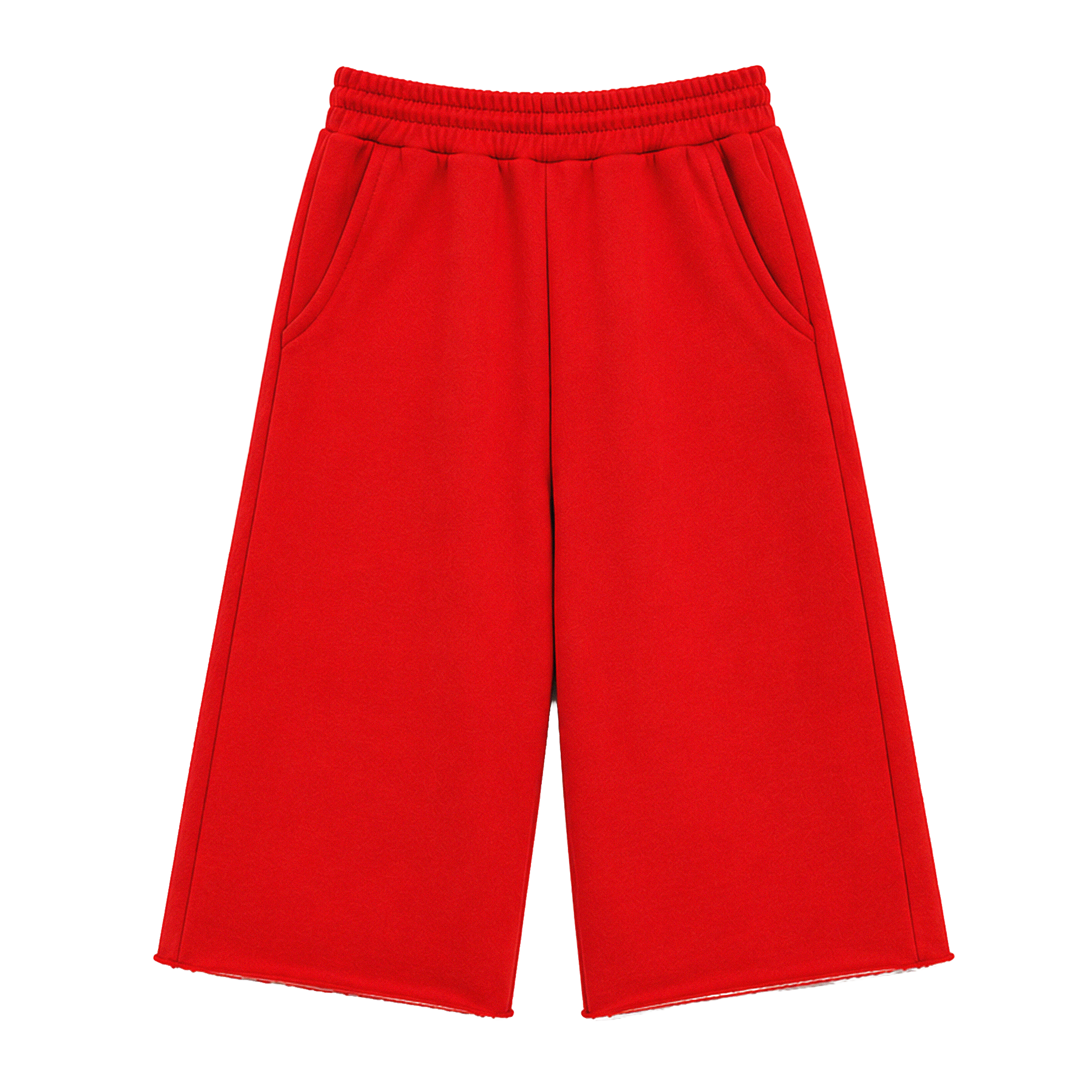 Red Sweatshorts