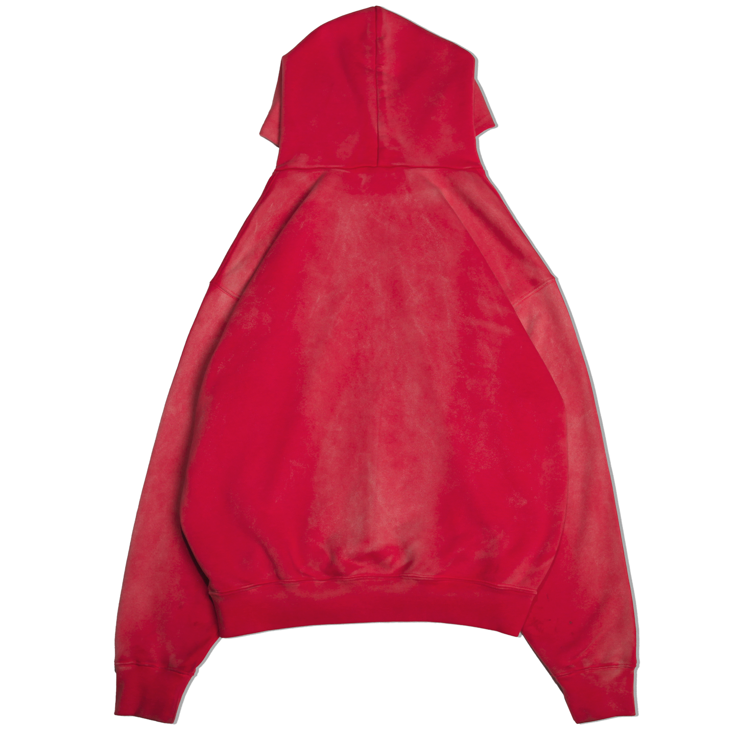 Red Sun-faded Hoodie V1