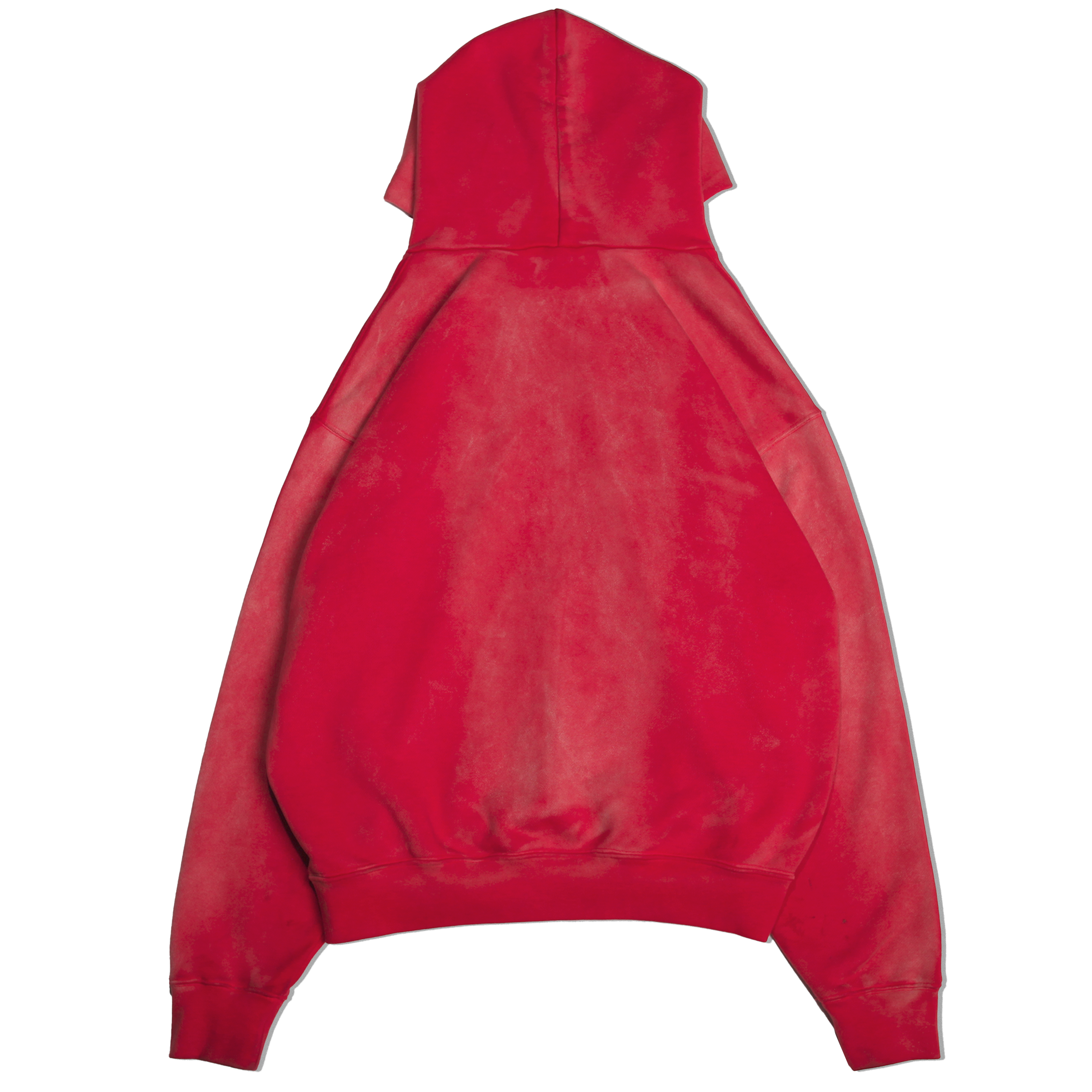 Red Sun-faded Hoodie V1