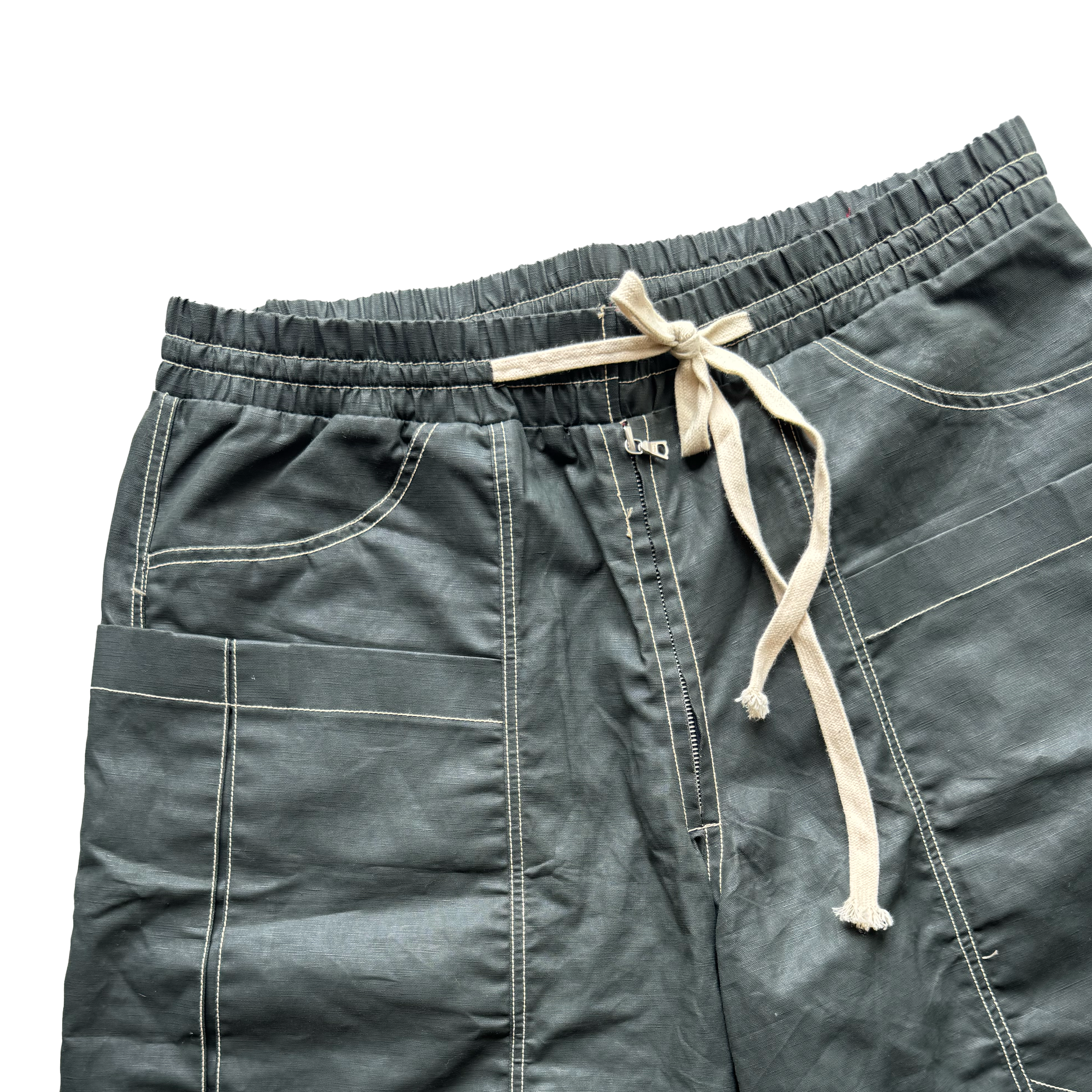 Black Canvas Shorts