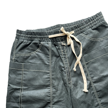 Black Canvas Shorts