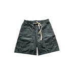 Black Canvas Shorts