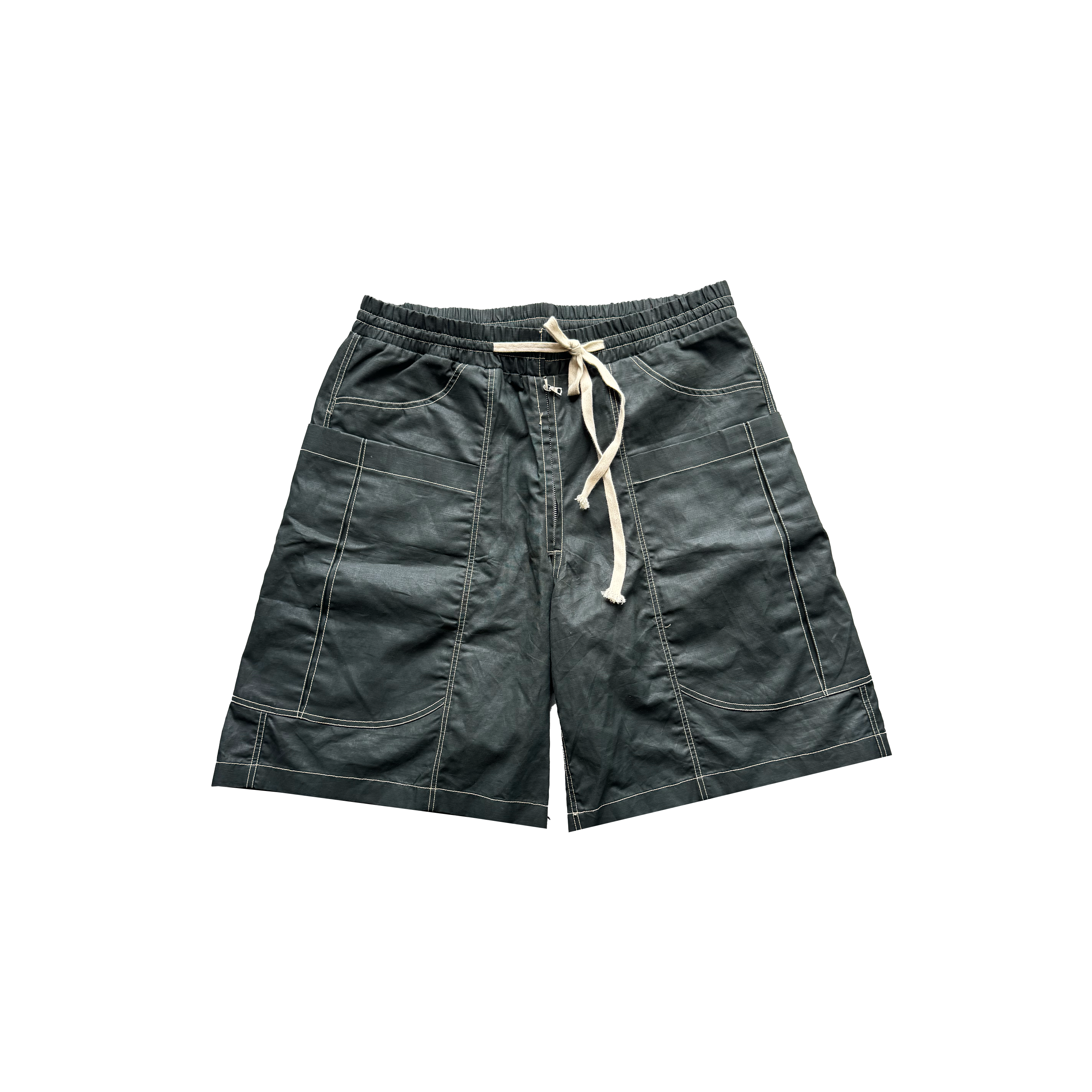 Black Canvas Shorts