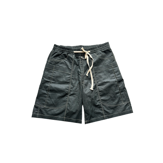 Black Canvas Shorts