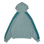 Teal Two Tone Zip Up