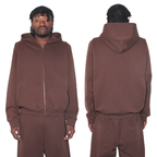 Brown Zip Up