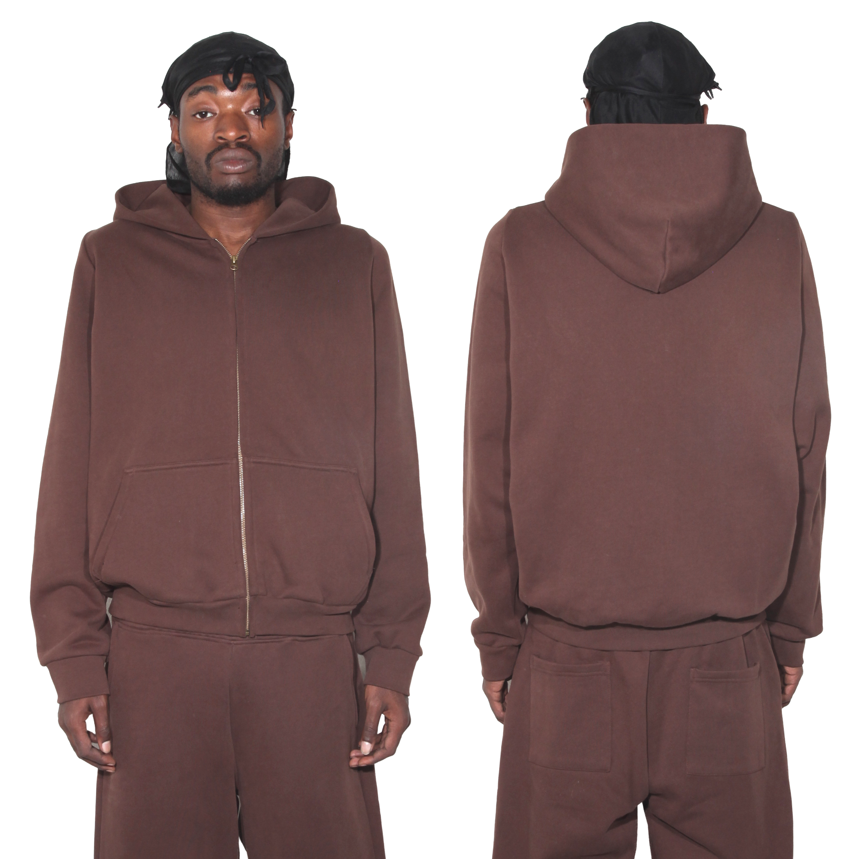 Brown Zip Up