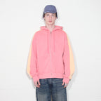 Pink Two Tone Zip Up