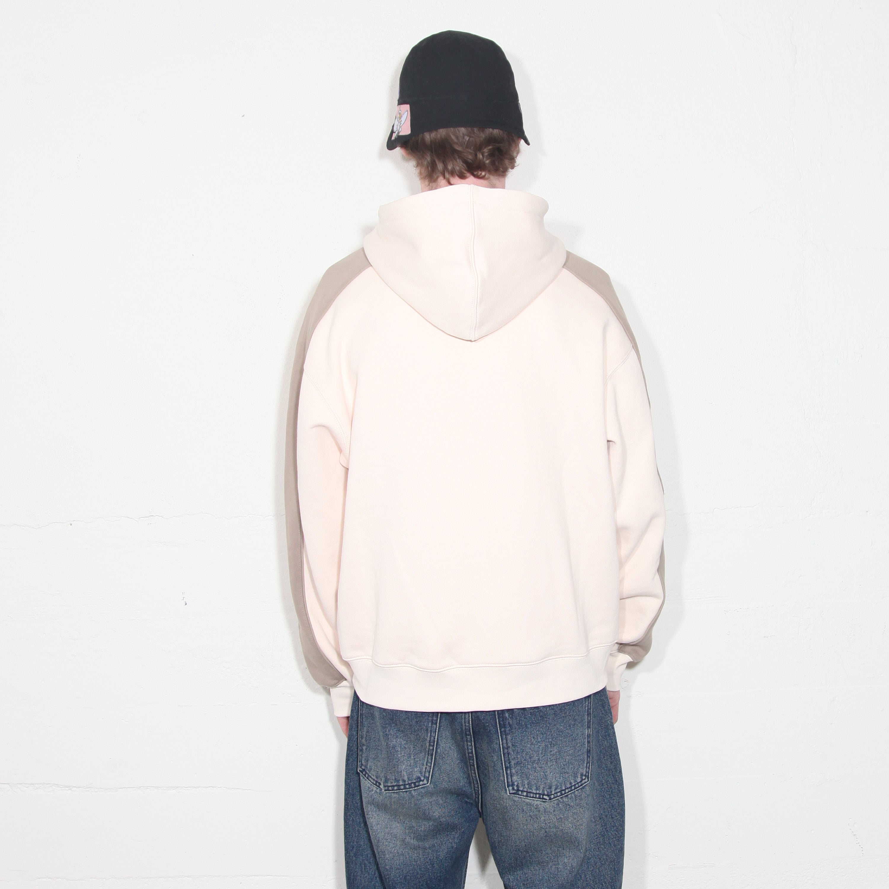 Creme Two Tone Zip Up